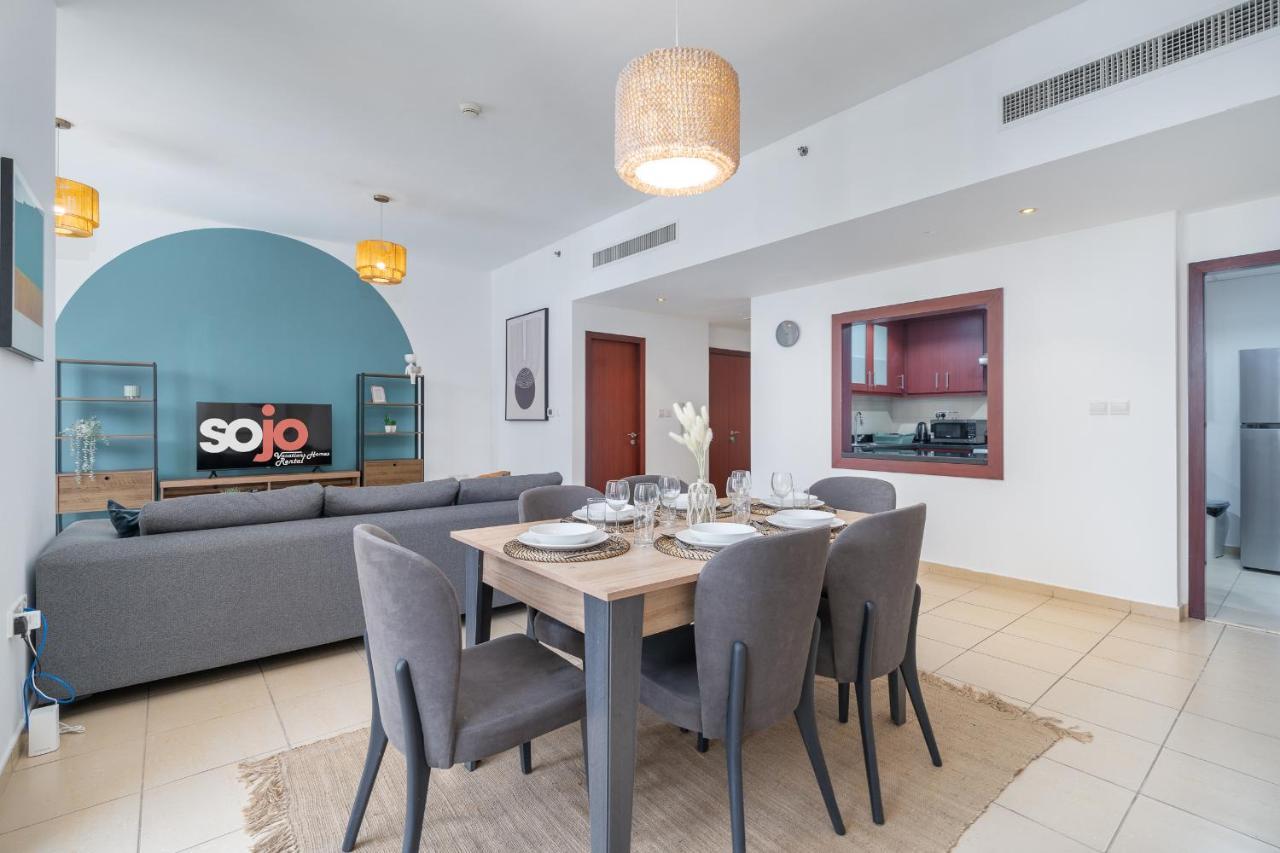 Jbr Beach Bliss One Three Bedroom Luxury Apartments By Sojo Stay Дубай Экстерьер фото