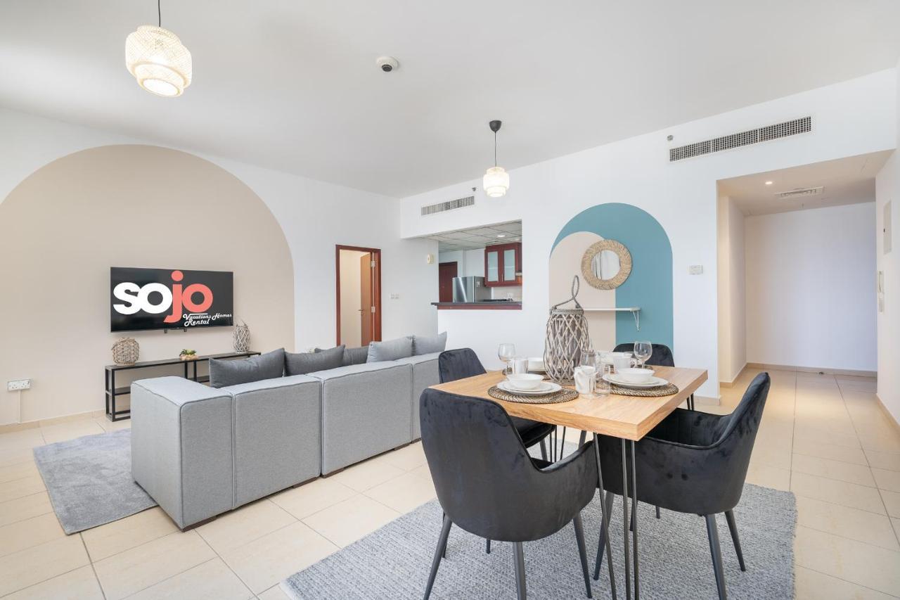 Jbr Beach Bliss One Three Bedroom Luxury Apartments By Sojo Stay Дубай Экстерьер фото